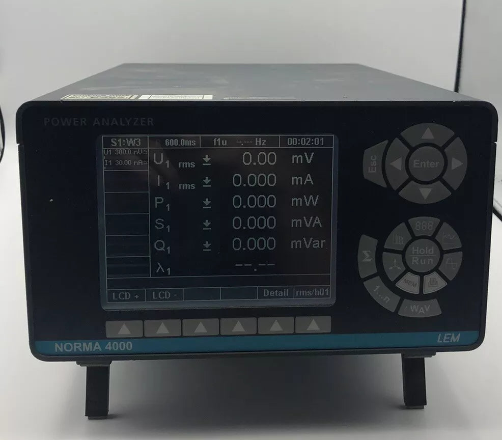 LEM / Fluke Norma 4000, hochpräziser Leistungsanalysator 3 Phasen