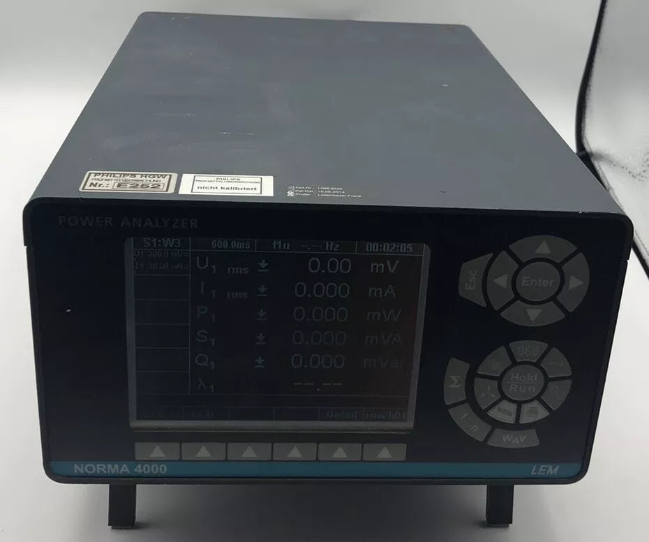LEM / Fluke Norma 4000, hochpräziser Leistungsanalysator 3 Phasen